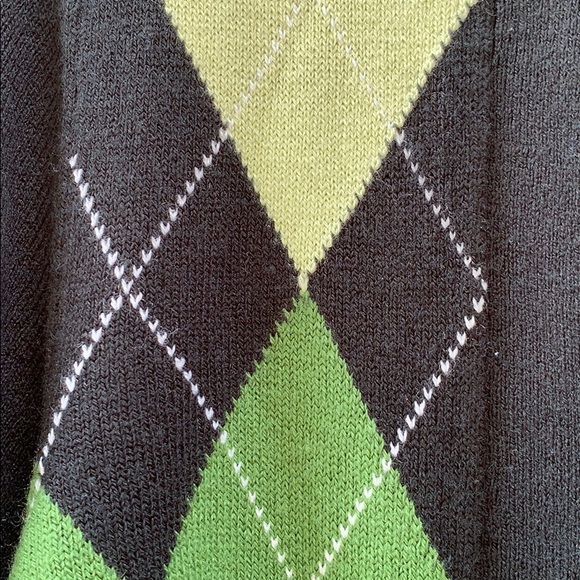 New York & Company argyle cardigan- L - Picture 2 of 4